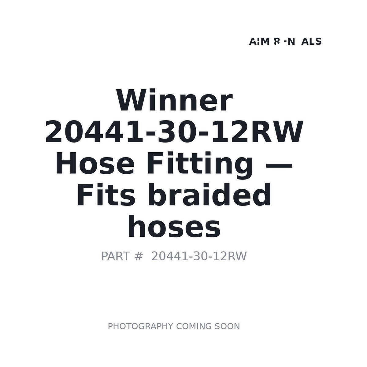 20441-30-12RW 20441-30-12RW Hydraulic Hose Fittings