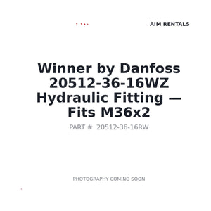 Danfoss 16RW Hydraulic Fittings | Stocked in BC, Ships Canada-Wide