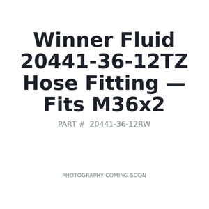 Winner 12RW Hydraulic Hose Fittings | Stocked in BC, Ships Canada-Wide