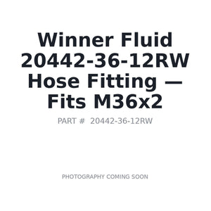 Winner 12RW Hydraulic Hose Fittings | Stocked in BC, Ships Canada-Wide