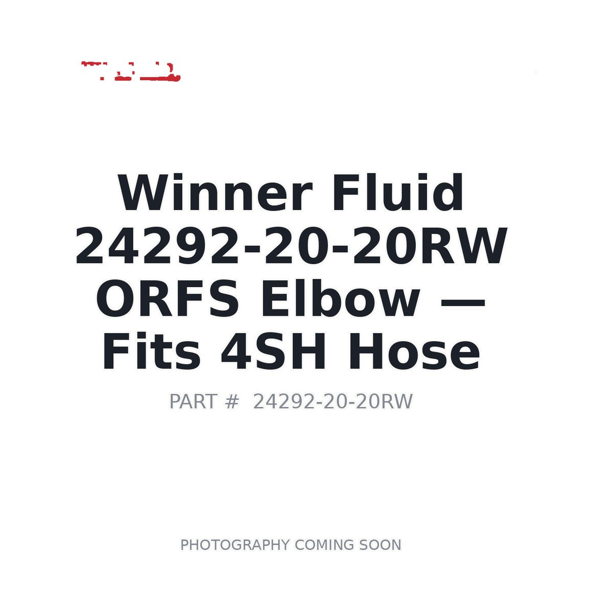 24292-20-20RW 20RW Hydraulic Fittings