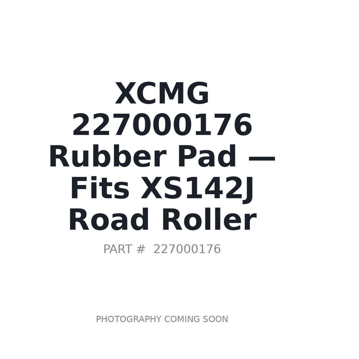 227000176 XCMG Cab Mounts
