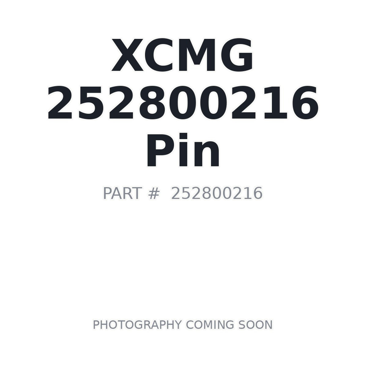 252800216 XCMG Pin