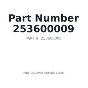 XCMG 253600009 Part Number Placeholder | Stocked in BC, Ships Canada-Wide