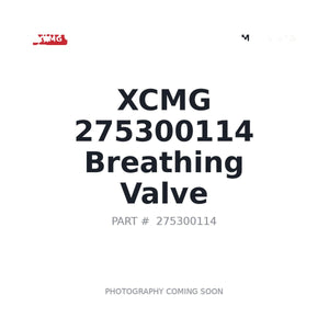 XCMG 275300114 Breathing Valve | Stocked in BC, Ships Canada-Wide