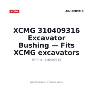 XCMG 310409316 Bushings | Stocked in BC, Ships Canada-Wide