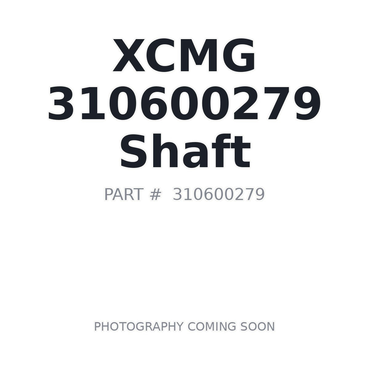 310600279 XCMG Shaft