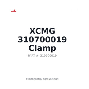 XCMG 310700019 Clamp | Fits XCMG excavators | Stocked in BC, Ships Canada-Wide