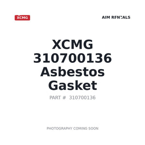 XCMG 310700136 Gasket | Fits XCMG excavators | Stocked in BC, Ships Canada-Wide