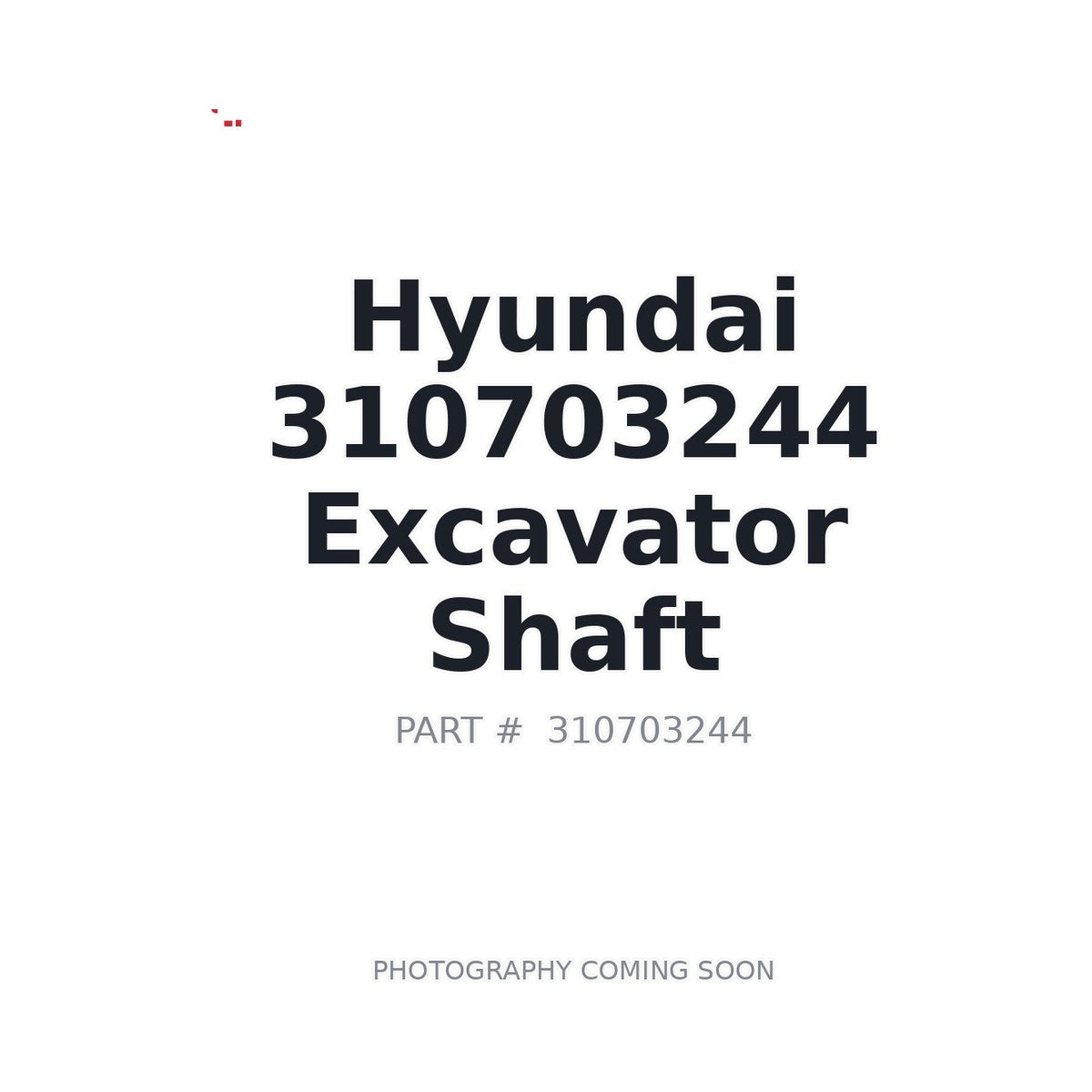 310703244 XCMG Excavator Shaft