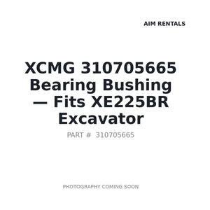 XCMG 310705665 Bushings | Fits XCMG X009 | Stocked in BC, Ships Canada-Wide