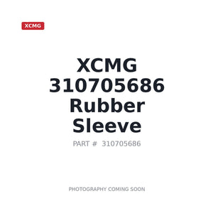 XCMG 310705686 Rubber Sleeve | Fits XCMG excavators | Stocked in BC, Ships Canada-Wide