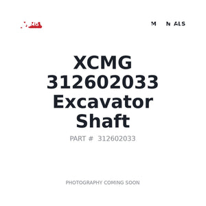 XCMG 312602033 Shaft | Fits XCMG excavators | Stocked in BC, Ships Canada-Wide