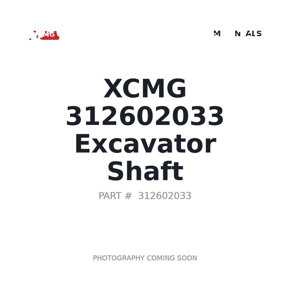 312602033 XCMG Shaft