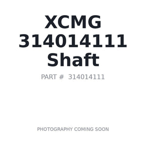 XCMG 314014111 Shaft | Fits XCMG equipment | Stocked in BC, Ships Canada-Wide