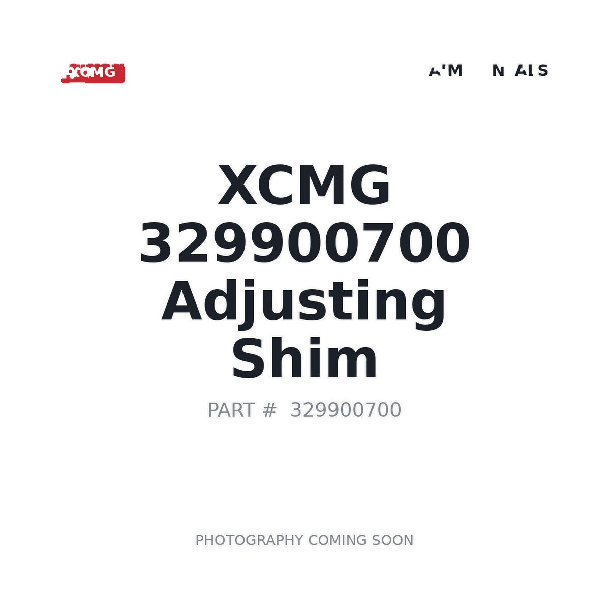 329900700 XCMG Shim