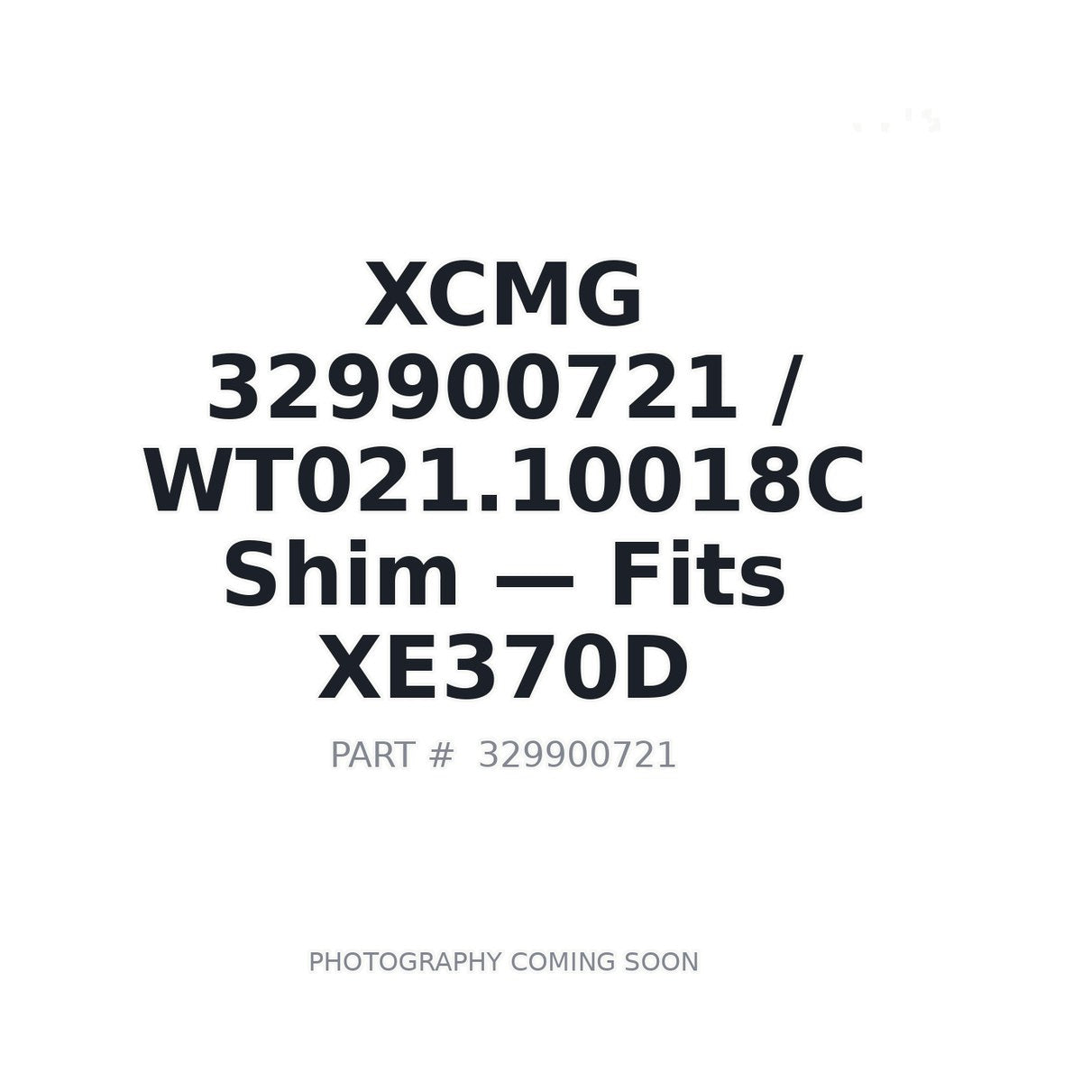 329900721 / WT021.10018C XCMG Shims