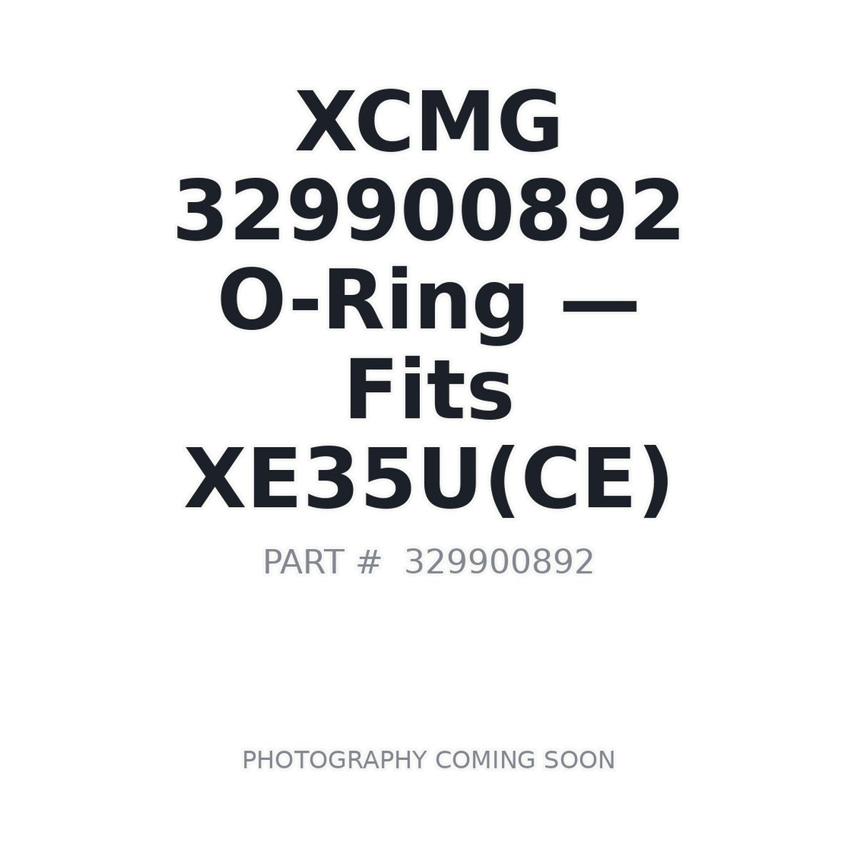 329900892 XCMG Hydraulic Seals