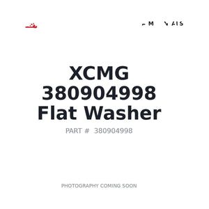 XCMG 380904998 Flat Washer | Stocked in BC, Ships Canada-Wide