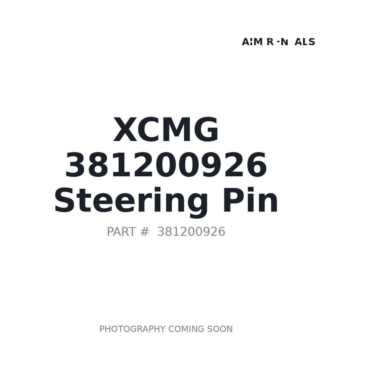 381200926 XCMG Steering Pin