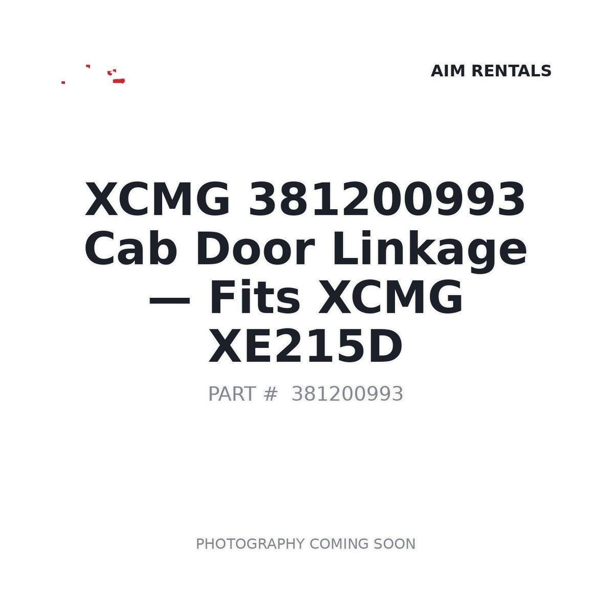 381200993 XCMG Cab Door Linkages