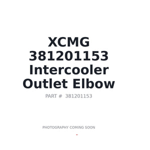 XCMG 381201153 Hose | Stocked in BC, Ships Canada-Wide