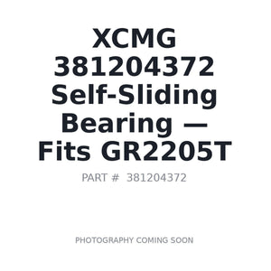 XCMG 381204372 Bearings | Fits XCMG GR2205T | Stocked in BC, Ships Canada-Wide