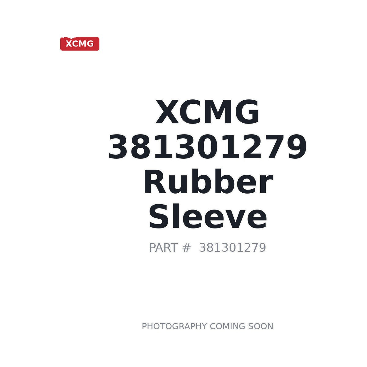 381301279 XCMG Rubber Sleeve
