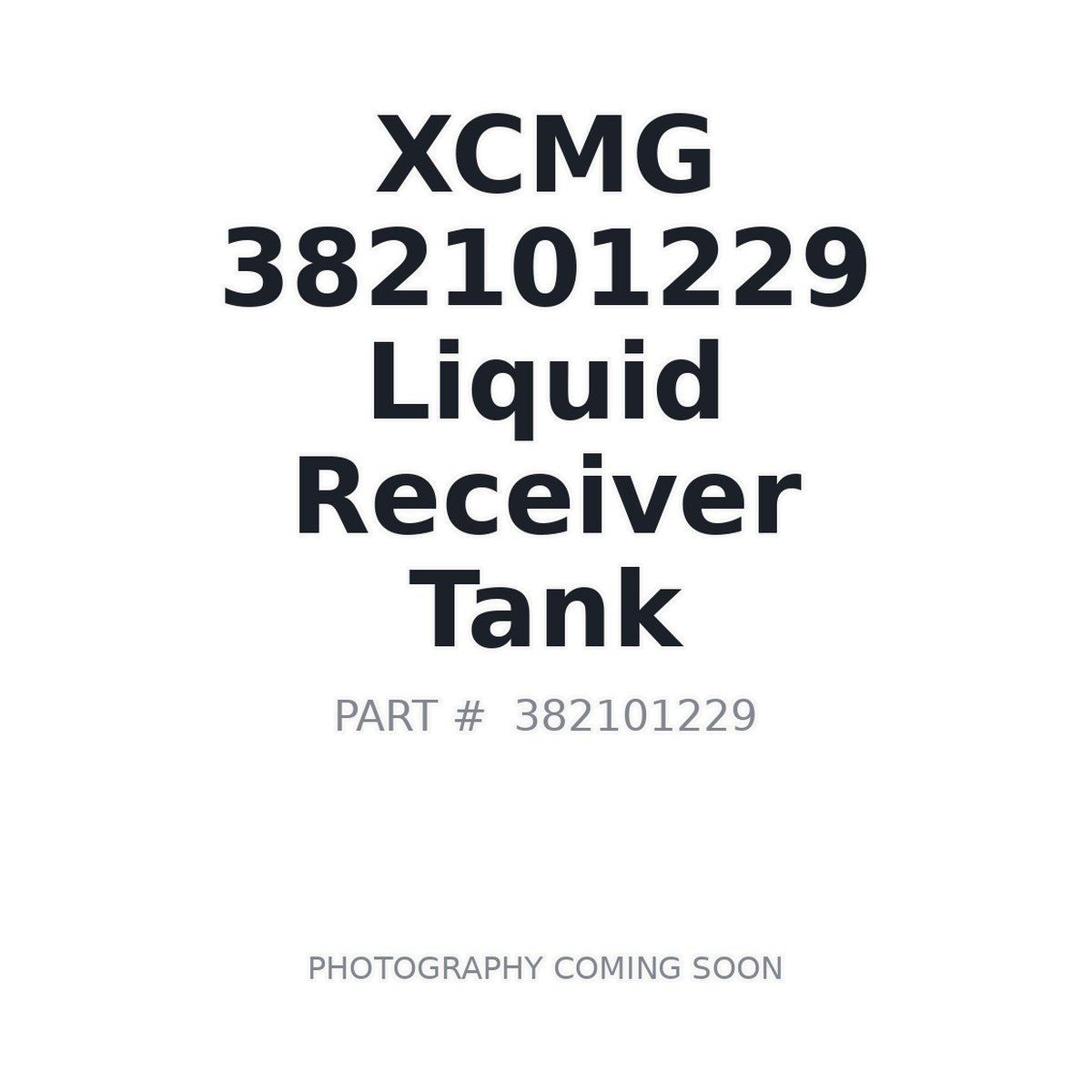 382101229 XCMG Liquid Storage Tank