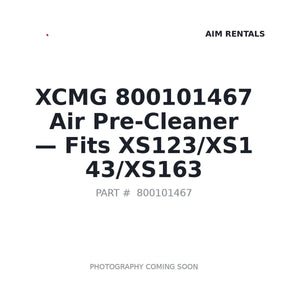 XCMG 800101467 Filters | Fits XCMG XS123, XCMG XS143 | Stocked in BC, Ships Canada-Wide