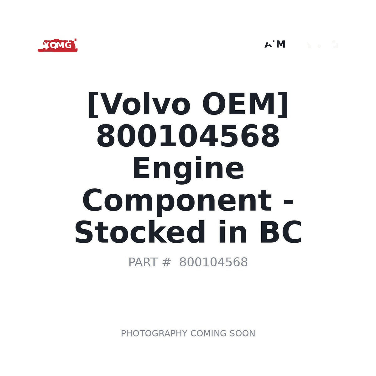 800104568 Volvo Engine