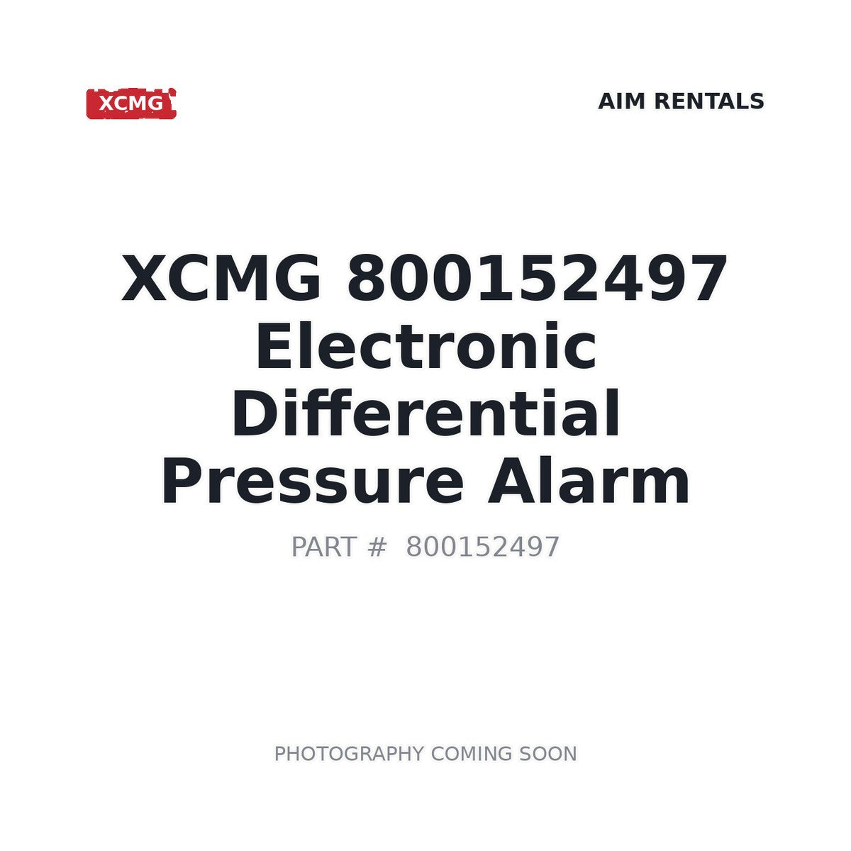 800152497 XCMG Sensor