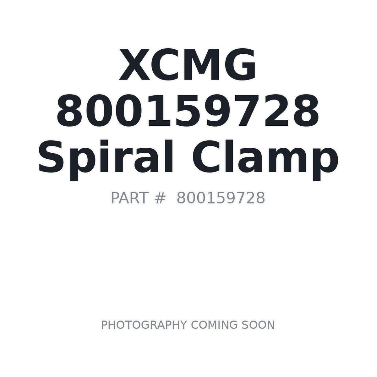 800159728 XCMG Clamp