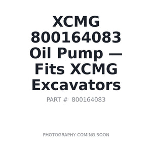 XCMG 800164083 Hydraulic Pumps | Stocked in BC, Ships Canada-Wide