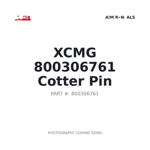 XCMG 800306761 Cotter Pin | Stocked in BC, Ships Canada-Wide