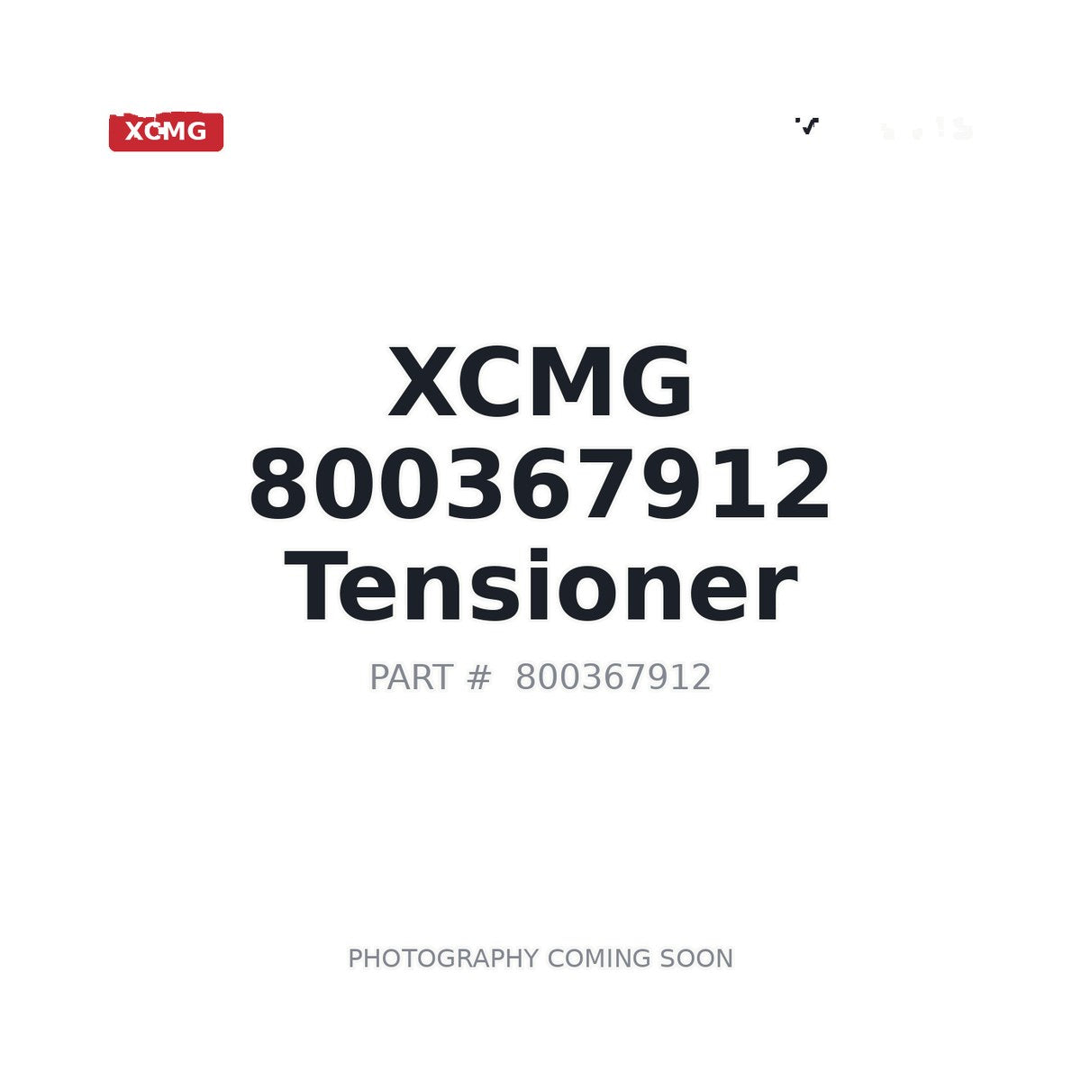 800367912 XCMG Tensioner
