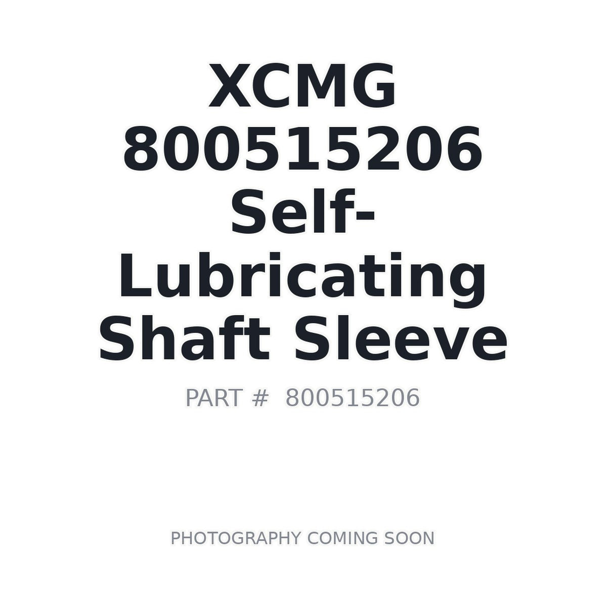 800515206 XCMG Suspension Sleeve