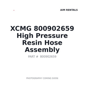 XCMG 800902659 Hose | Fits XCMG XE240LC | Stocked in BC, Ships Canada-Wide