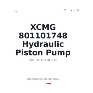 XCMG 801101748 Pump | Stocked in BC, Ships Canada-Wide