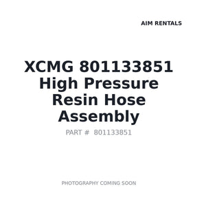 XCMG 801133851 Hose | Stocked in BC, Ships Canada-Wide