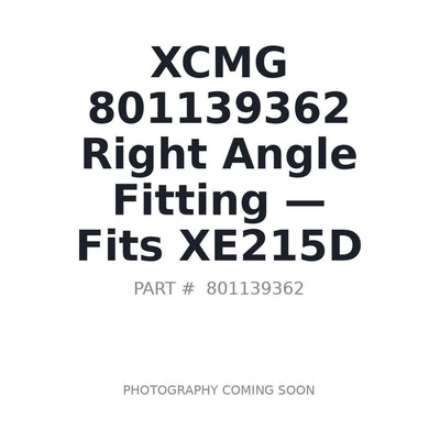 801139362 XCMG Hydraulic Hose Adapters