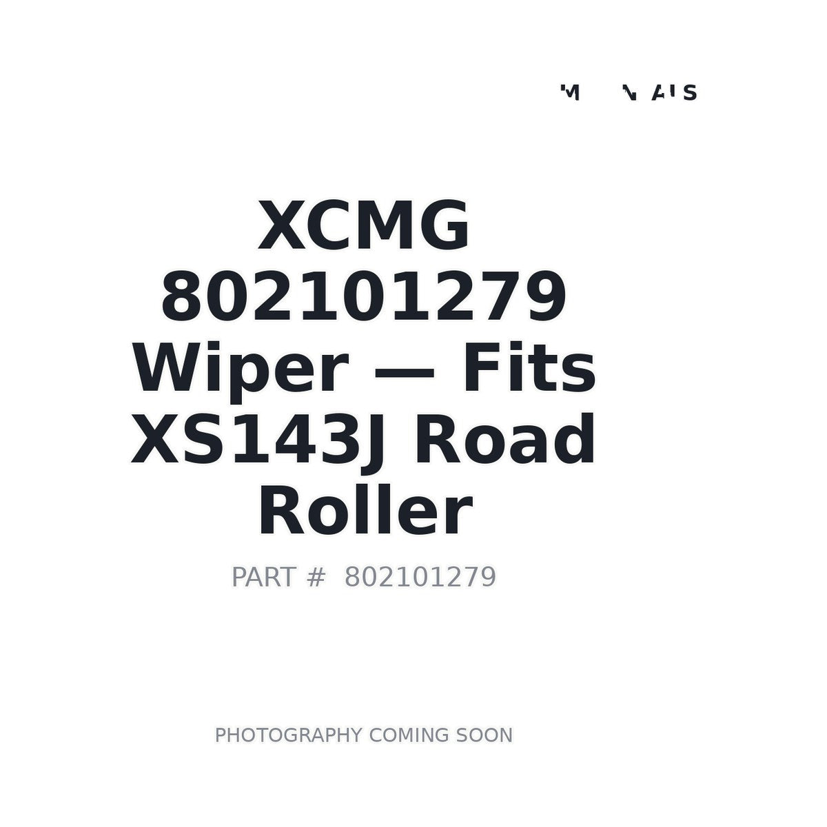 802101279 XCMG Wiper Parts