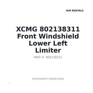 XCMG 802138311 Cab Component | Fits XCMG XE200C, XCMG XE270DLL | Stocked in BC, Ships Canada-Wide