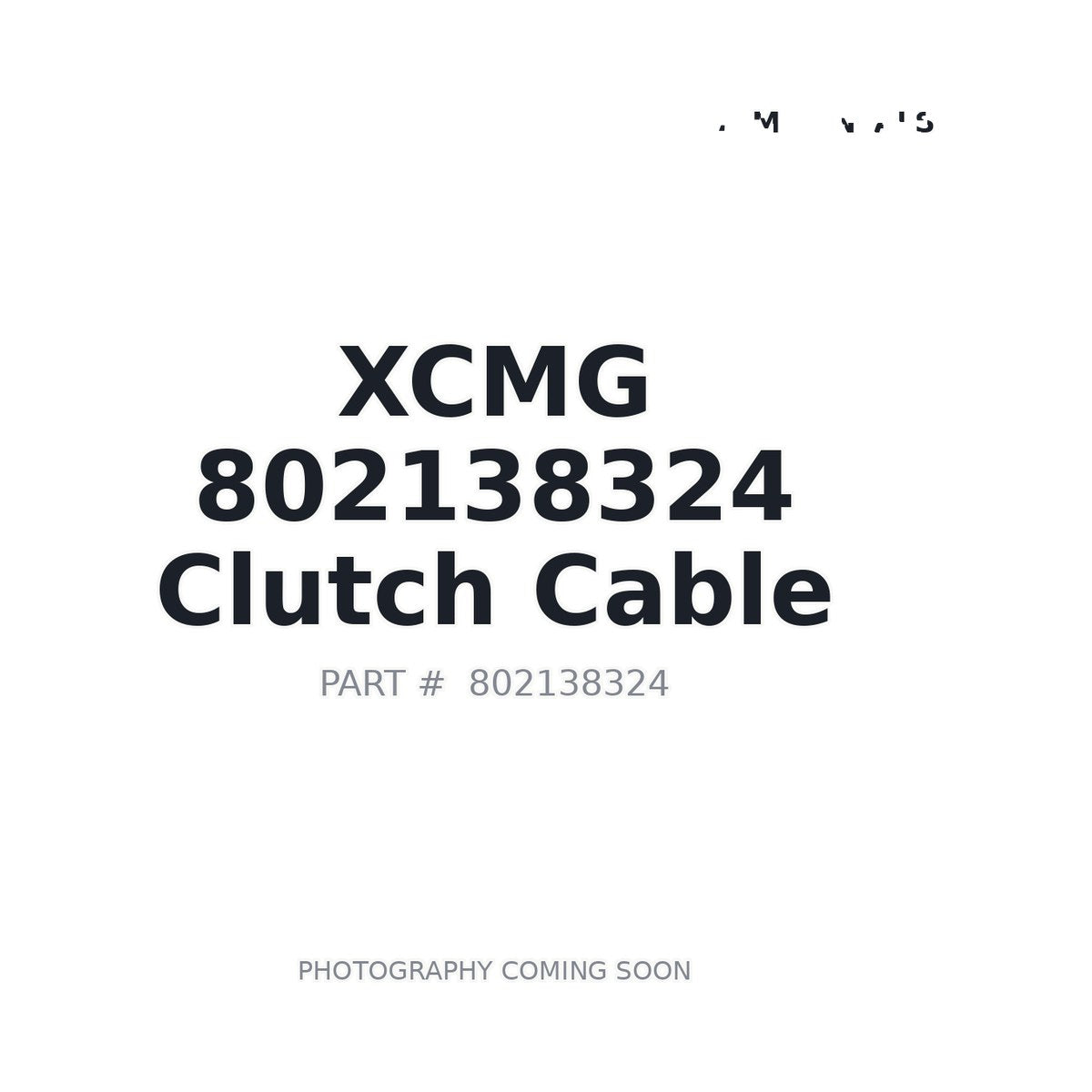 802138324 XCMG Clutch Cable