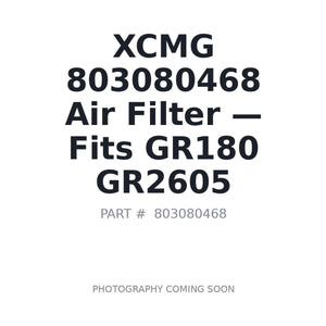 XCMG 803080468 Filters | Fits XCMG GR180, XCMG GR2605 | Stocked in BC, Ships Canada-Wide
