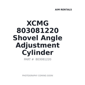 XCMG 803081220 Cylinder | Stocked in BC, Ships Canada-Wide