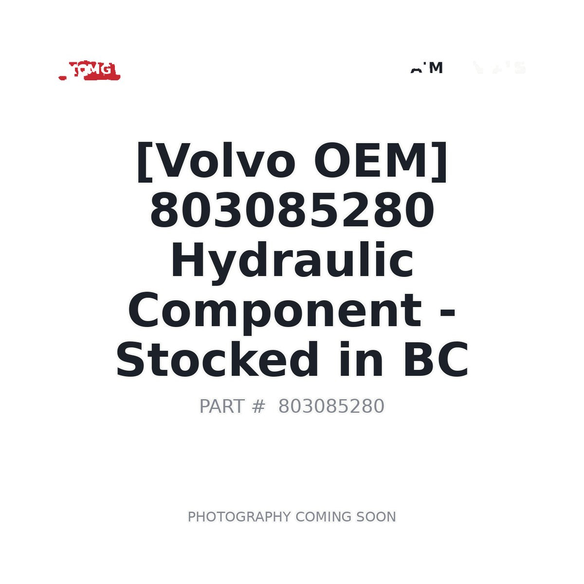 803085280 Volvo Hydraulic