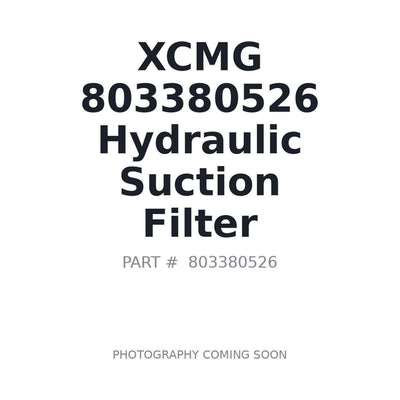 803380526 XCMG Hydraulic Filter