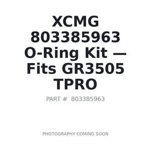 XCMG 803385963 Hydraulic Seals | Fits XCMG GR3505 TPRO | Stocked in BC, Ships Canada-Wide