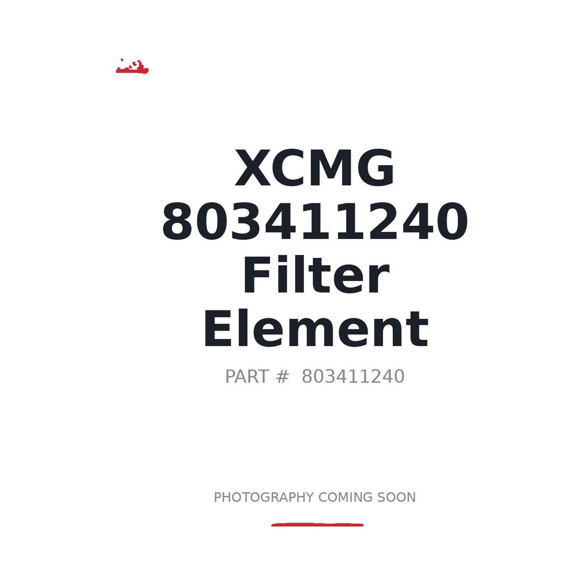 803411240 XCMG Air Filter Element . UMM-0010-117-X5